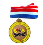 Ribbon Medal with Antique Plating