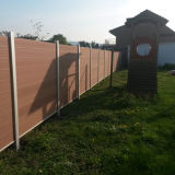 Custom WPC Outdoor Fence Door for Garden and Wood Plastic Compostie Railing