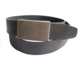Fashion PU Belt for Men with Press Buckle