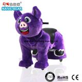 Purple Battery Animal Riding for Kids on The Playground