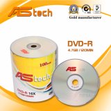 Blank DVD-R 4.7GB, 100 Pieces in Spindle Packing, Silvering