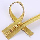 Nylon Zipper Golden Teeth Golden Tape