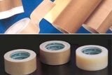 PTFE, Silicone Coated Fiberglass Adhesive Fabric Tape