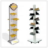 Free Standing Shoe Metal Floor Display Stand