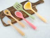 Atoxic Food Grade Long-Stakled Silicone Rubber Spoon