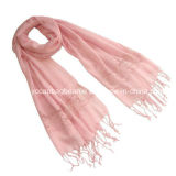 New Fashion 100% Linen Lace Scarf