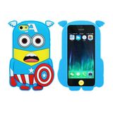 Superman 3D Cartoon Silicon Bumper Phone Cover/Case for iPhone 4/5/6g