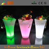 LED Illuminated Flower Vases/Plastic Garden Flower Pots