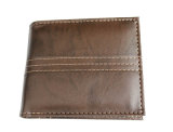 Double Color Mock Real Leather Wallet for Men W2470