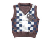 Children's Jacquard Knitwear Vest (KX-CB5)