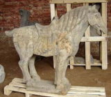 Imitation Antique Standing Marble Horse (SH339)