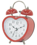 Heart Shape Bell Alarm Clock (6027)