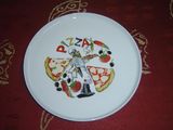 Porcelain Pizza Plate