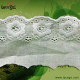 Embroidered Tulle Lace Trim (EM04741)