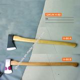 H-80 Long Wooden Handle Axe