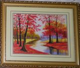 Handmade Embroidery -Maple Leaf