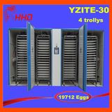 CE Marked Full Automatic 19712 Eggs Egg Incubation Machine