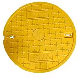 Composite Manhole Cover (Yellow)