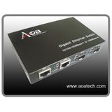 10/100/1000m 2RJ45+2SFP Media Converter