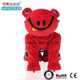 Red Frog Plush Electric Animal Ride for Children