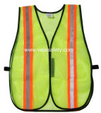 Cheap Polyester Mesh Safety Vest (VL-S122)
