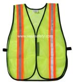 Cheap Polyester Mesh Safety Vest (VL-S122)