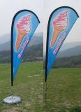 2.1m Tear drop Advertising Flag Banner include printing dye Sublimation