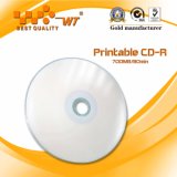Inkjet White Face Printable Blank CD-R 52X/80min/700MB