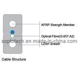 Self-Supporting Drop Optical Cable Gjxfh Fiber Optic Cable (GJXFH)