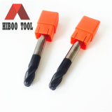 HRC55 4flutes Tungsten Carbide Ball Nose Metal Cutting Tools