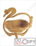 Folding Goose Bamboo Fruit Baskets for Foods