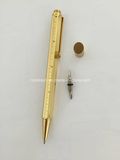 Gold Promotion Gift Multi Function Ball Pen