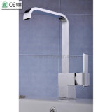 Fashion Design Oblate Spout Kitchen Sink Water Mixer Faucet (QH0718)