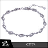 Manufacturer Wholesale Cubic Zirconia Stone 925 Sterling Silver Infinity Bracelet