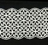 Fine Yarn Polyester Water Soluble Lace