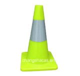 Green Flexible Reflective PVC Safety Soft Traffic Cone