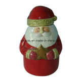 Ceramic Kriss Kringle Santa Claus Father Christmas Decoration in Porcelain