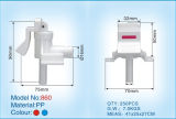 Plastic Water Tap with New Material for PP-860
