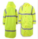 Police Reflective Raincoat with High Quality
