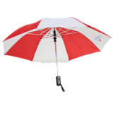 19.5inch Two Fold Auto Open Umbrella with Polyester Fabric