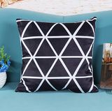 Transfer Printed Short Plush Cushion Decorative Pillow (LPL-232)