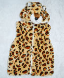 Plush Animal Waistcoat with Leopard Head
