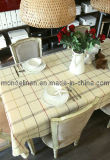 Printing Linen Table Cloth in Check Style (TC-008)