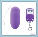 10 Frequencies Vibrating Wireless Jump Egg with Car Keys Panel, Sex Toy for Woman or Lady (WS-DN009)
