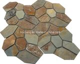 Random Slate Tile Mesh Flagstone Paving Slate