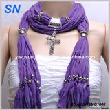 2014 Top Fashion Cross Pendant Scarf