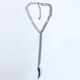 Jewelry Long Necklace for Women Heart Gold Plated Fashion Jewelry