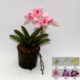 Artificial Potted Flower, Imitative Silk Orchid