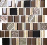 2015 Metallic Glass Mosaic Tile for Ripple Theme (MGB008)