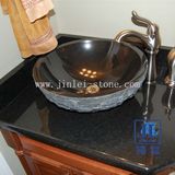 Black Stone Bathroom Vanity Sink